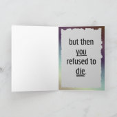 Carte Jusqu'À Ce Que La Mort Faisons-Nous Partie Du Divo (Intérieur)