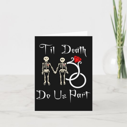 Carte Jusqu'à ce que la mort nous sépare (Devant)