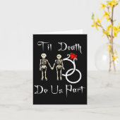 Carte Jusqu'à ce que la mort nous sépare (Fleur jaune)