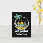 Carte Jusqu'à ce que la mort nous sépare Drôle de couple (Fleur jaune)