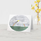 Carte jusqu'à ce que nous nous rencontrions à nouveau Ca (Fleur jaune)