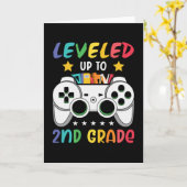 Carte Jusqu'à la 2e année de retour à l'école jeu vidéo (Fleur jaune)