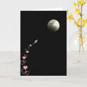 Carte Jusqu'à la Lune (Fleur jaune)