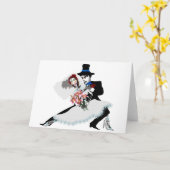 Carte 'Jusqu'à la mort faites-nous la partie - jour du (Fleur jaune)