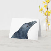 Carte Just a Friendly Caw Folded Greeting Card (Fleur jaune)