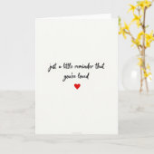 Carte Just A Reminder You Are Loved Card (Fleur jaune)
