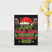 Carte Just Feliz Navi Because I Don't Have A Dad Funny C (Fleur jaune)