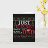 Carte Just Feliz Navi Because I Don't Have A Dad Ugly Xm (Fleur jaune)