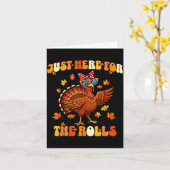 Carte Just Here For The Rolls Thanksgiving Dinner Kids C (Fleur jaune)
