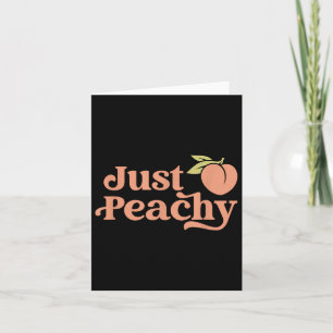 Carte Just Peachy Retro les années 70 Géorgie Passe Frui
