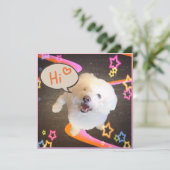 Carte Just Saying "Hi" (Debout devant)