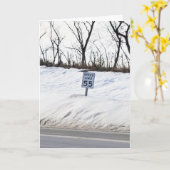 Carte Just Saying Hi du Wisconsin (Fleur jaune)