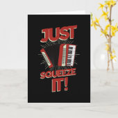 Carte Just Squeeze It (Fleur jaune)