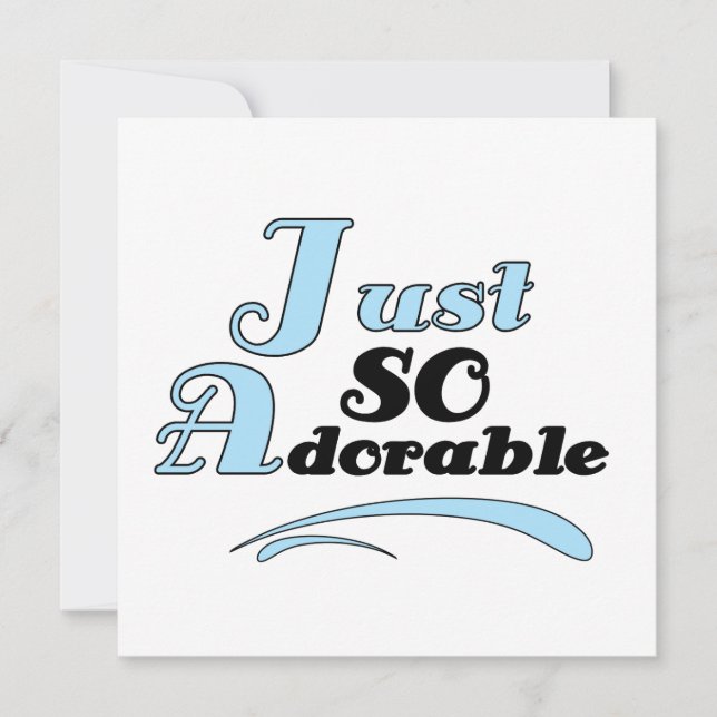 Carte Juste adorable (Devant)