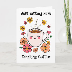 Carte Juste Assis Ici À Penser À Vous