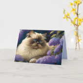 Carte Juste_chats (Fleur jaune)