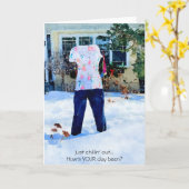 Carte Juste de refroidir Froid Pantalon Vêtement Blanc (Fleur jaune)