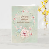 Carte Juste dire Merci aquarelle Cactus (Fleur jaune)