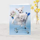 Carte Juste disant salut (Fleur jaune)