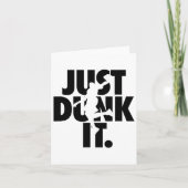 Carte Juste Dunk It Sketll Silhouette (Devant)