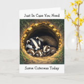 Carte Juste en Coque, vous avez besoin d'une certaine ge (Fleur jaune)