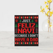 Carte Juste Feliz Navi Parce Que Je N'Ai Pas De Papa Ugl (Fleur jaune)