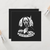 Carte Juste la pointe, je le promets  (Devant/Arrière en situation)