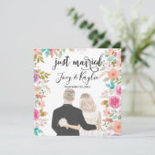 Carte Juste marié | Couples - Image arrière (Debout devant)