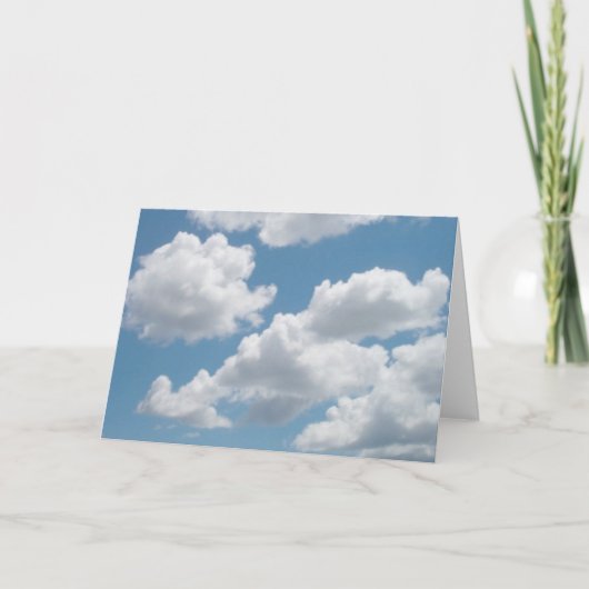 Carte Juste nuages #22 (Devant)
