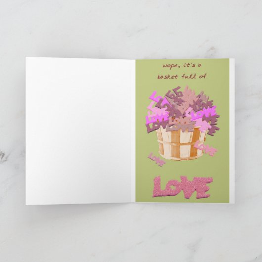 Carte Juste parce que (Intérieur)