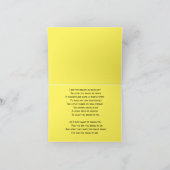 Carte Juste parce que, en pensant à vous, souriez aujour (Intérieur)