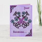 Carte Juste Parce Que - Lilac (Carte) (Devant)