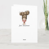 Carte Juste, Parfois ! Drôle Mauvais Jour (Dos)