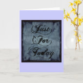 Carte Juste pour aujourd'hui (Fleur jaune)