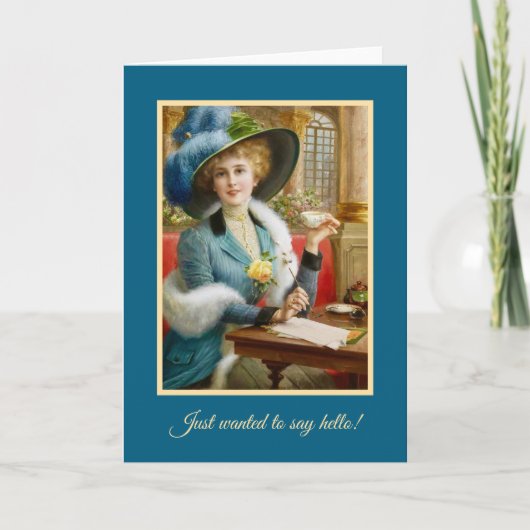 Carte Juste pour dire bonjour ! (Devant)