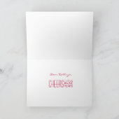 Carte Juste pour elle à tout âge Anniversaire (Intérieur)