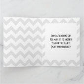 Carte Juste pour Lui ! Géant Sourire Personnalisé Grande (Intérieur)