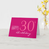 Carte Juste pour ses 30 ans (Fleur jaune)