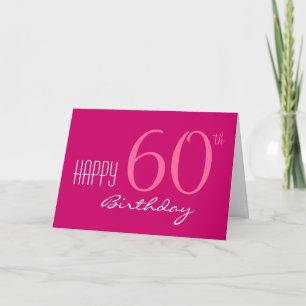 Carte Juste pour son 60e anniversaire