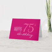 Carte Juste pour son 75e anniversaire (Devant)