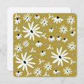 Carte Juste pour te dire bonjour (Devant / Derrière)