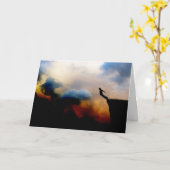 Carte Juste puisque collection (Fleur jaune)