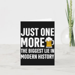 Carte Juste un de plus Le plus gros mensonge de l'histoi