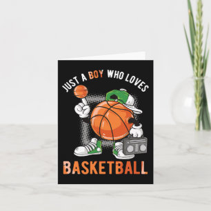 Carte Juste Un Garçon Qui Aime Le Basketball 3
