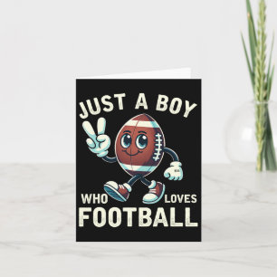 Carte Juste Un Garçon Qui Aime Les Garçons De Football