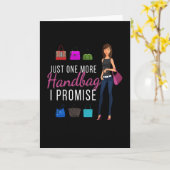 Carte Juste un sac à main de plus mode (Fleur jaune)