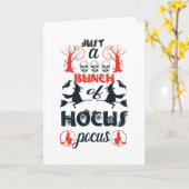 Carte Juste une bande de Hocus Pocus (Fleur jaune)