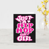 Carte Juste Une Danse Hip hop Danc Danc Danc Danc (Fleur jaune)