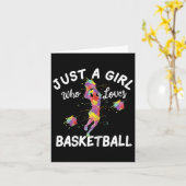 Carte Juste une fille qui aime Bysketbyll (Fleur jaune)