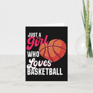 Carte Juste une fille qui aime Bysketbyll Girl Girls B